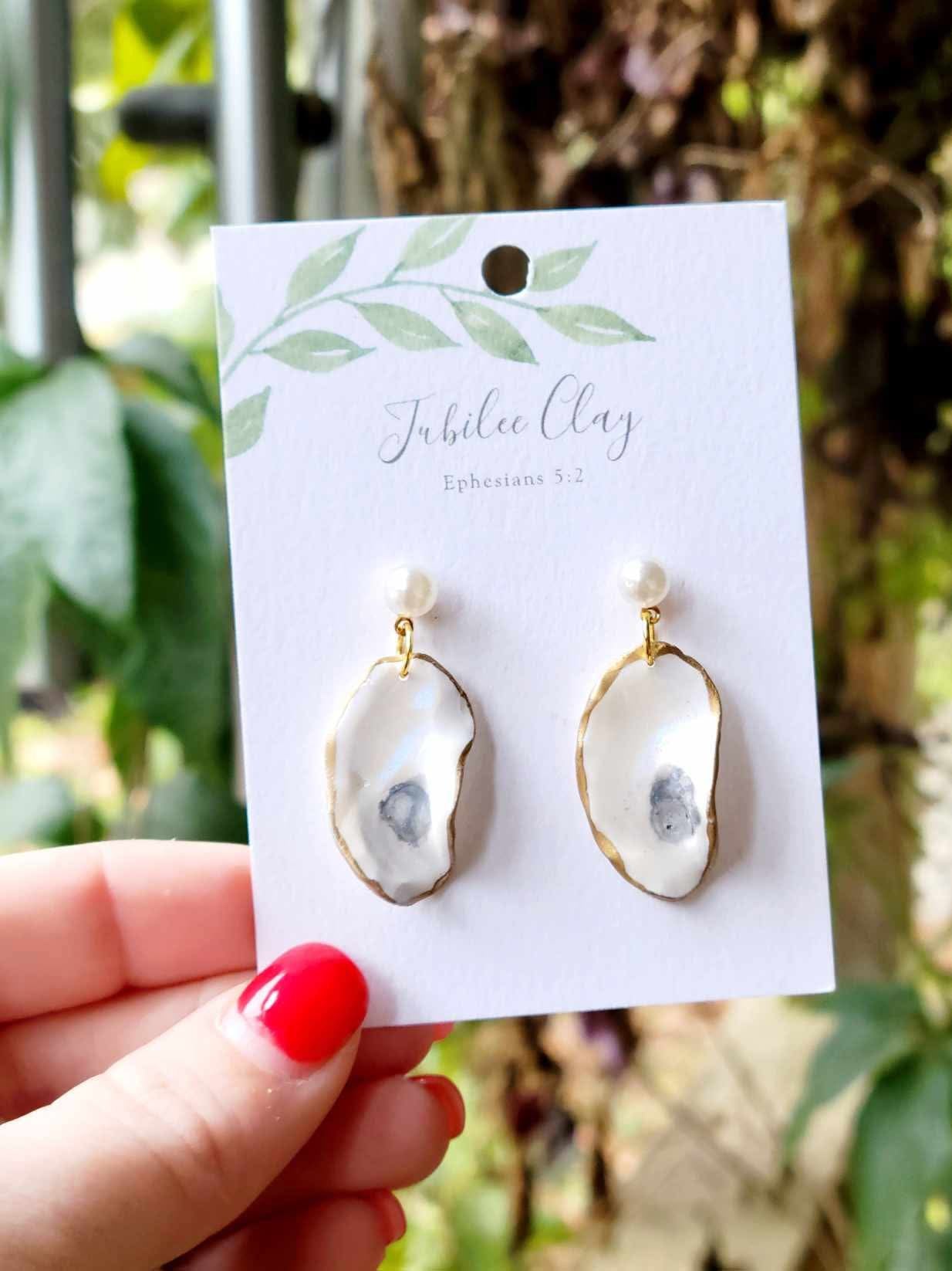 Jubilee Clay Dangle Earrings