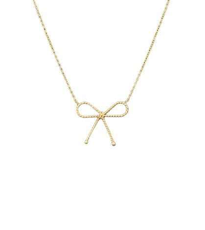 Bow Necklace