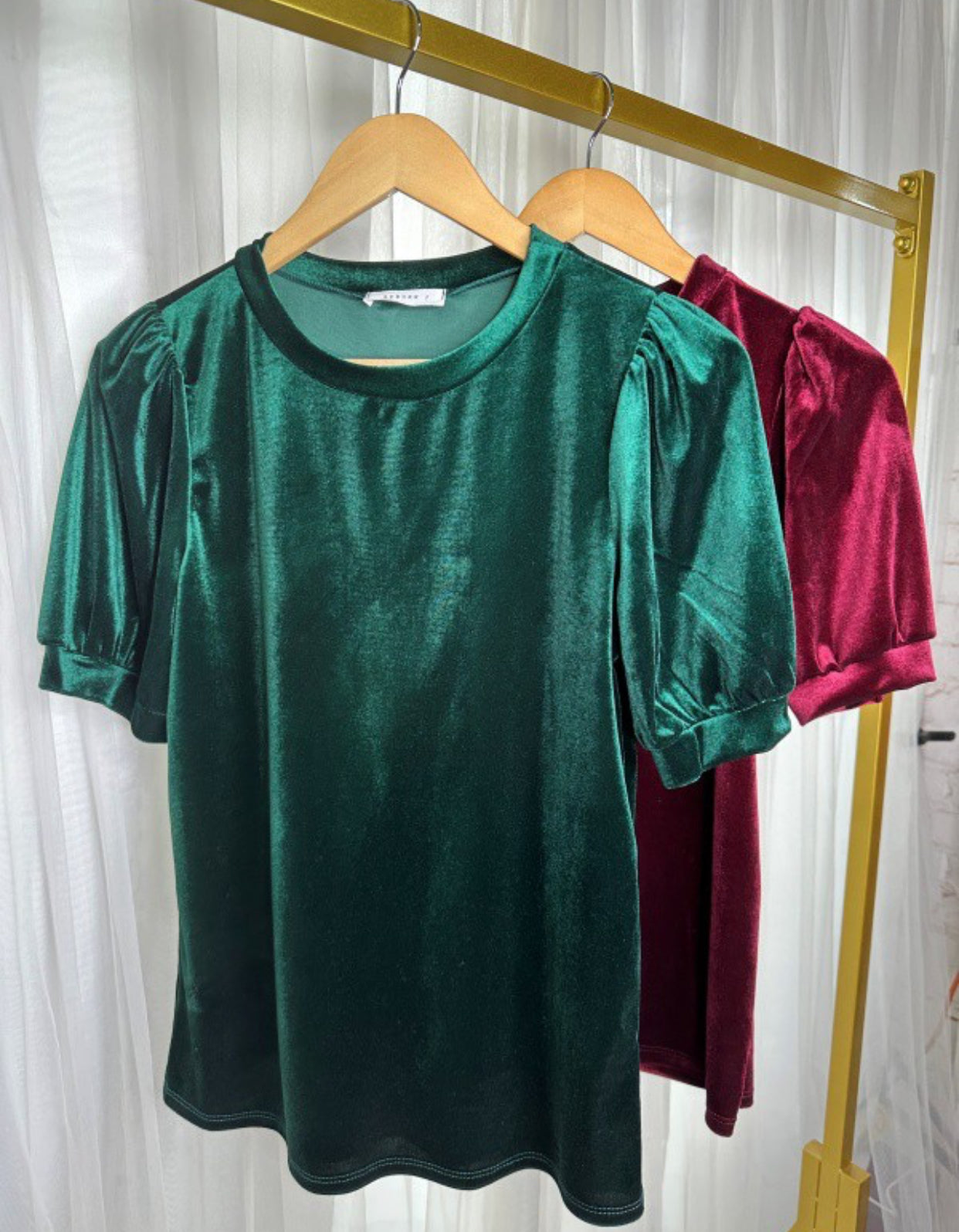 Velvet Top Hunter Green