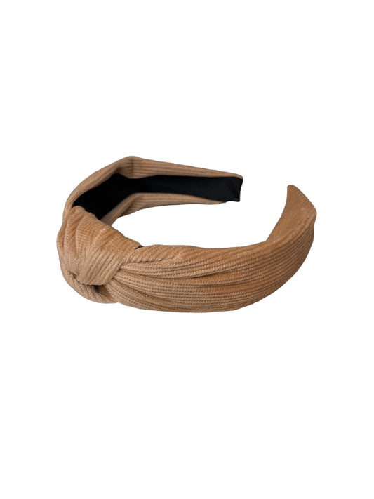 Corduroy Camel Headband