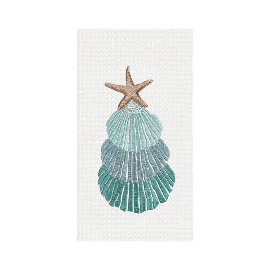 3 Scallop Shells Towel