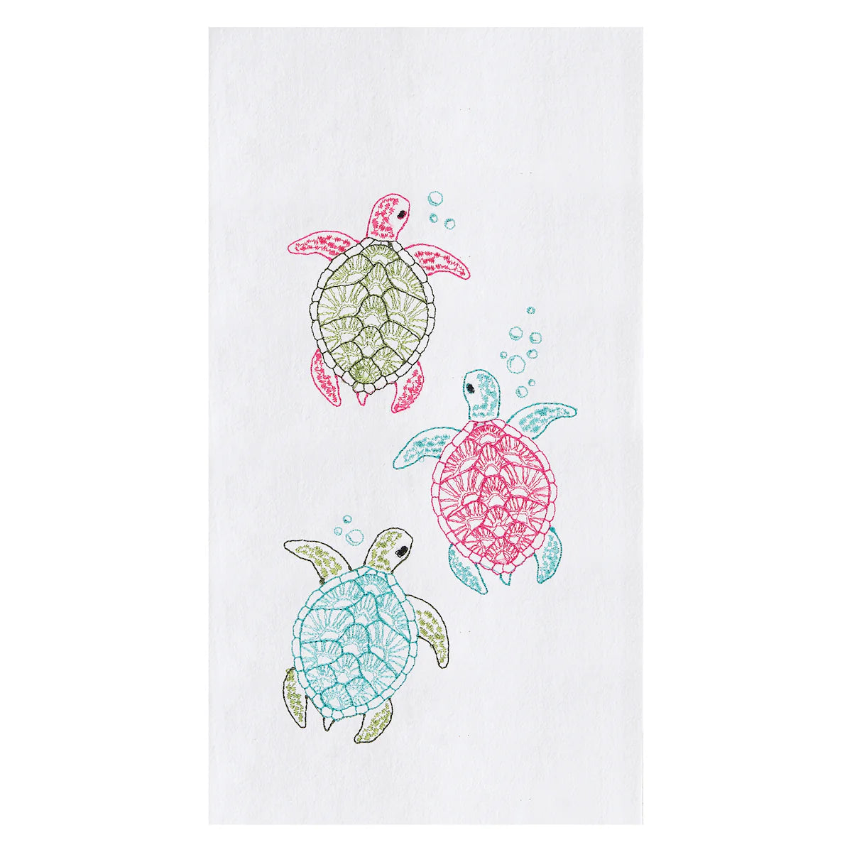 Rainbow Turtle Kitchen Towel