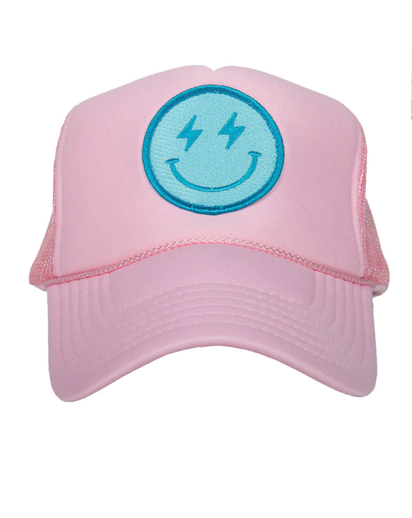 Turquoise Lightning Trucker Hat