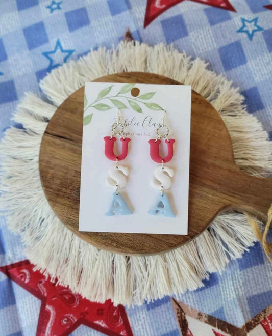 Jubilee Clay Dangle Earrings
