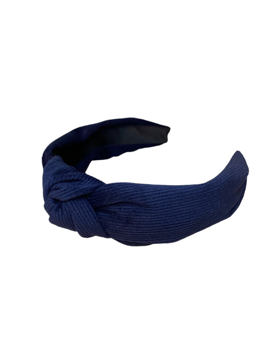 Corduroy Navy Headband