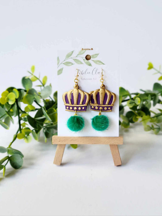 Jubilee Clay Dangle Earrings