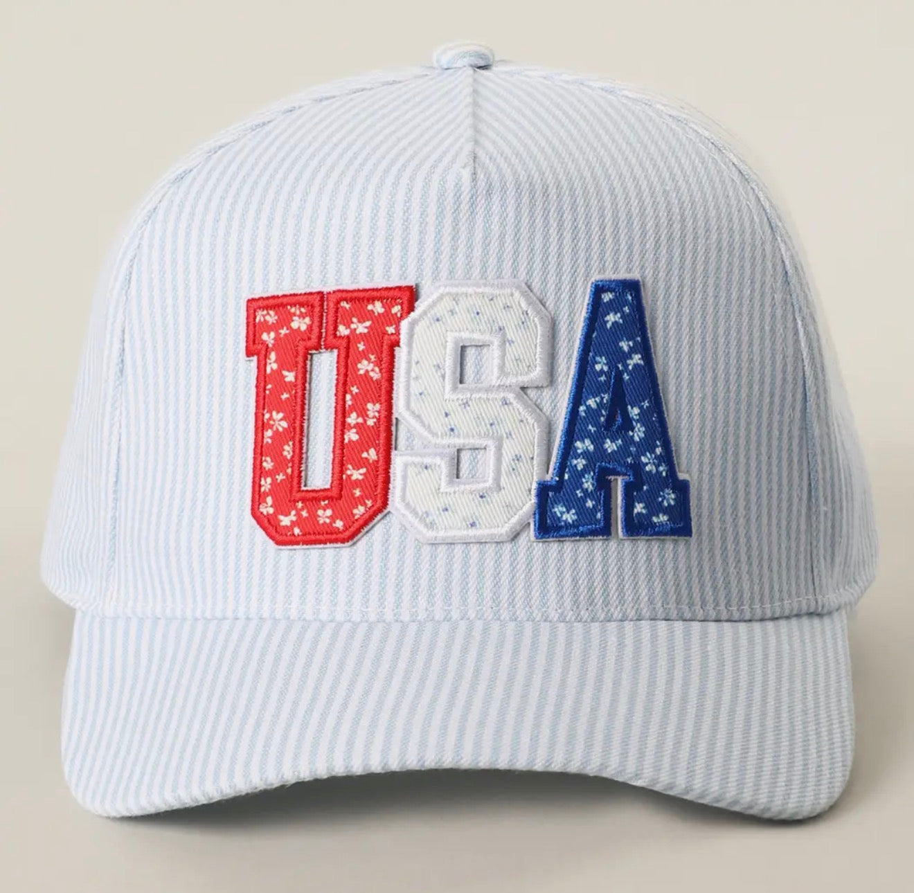 USA Letter Patch Hat Cap