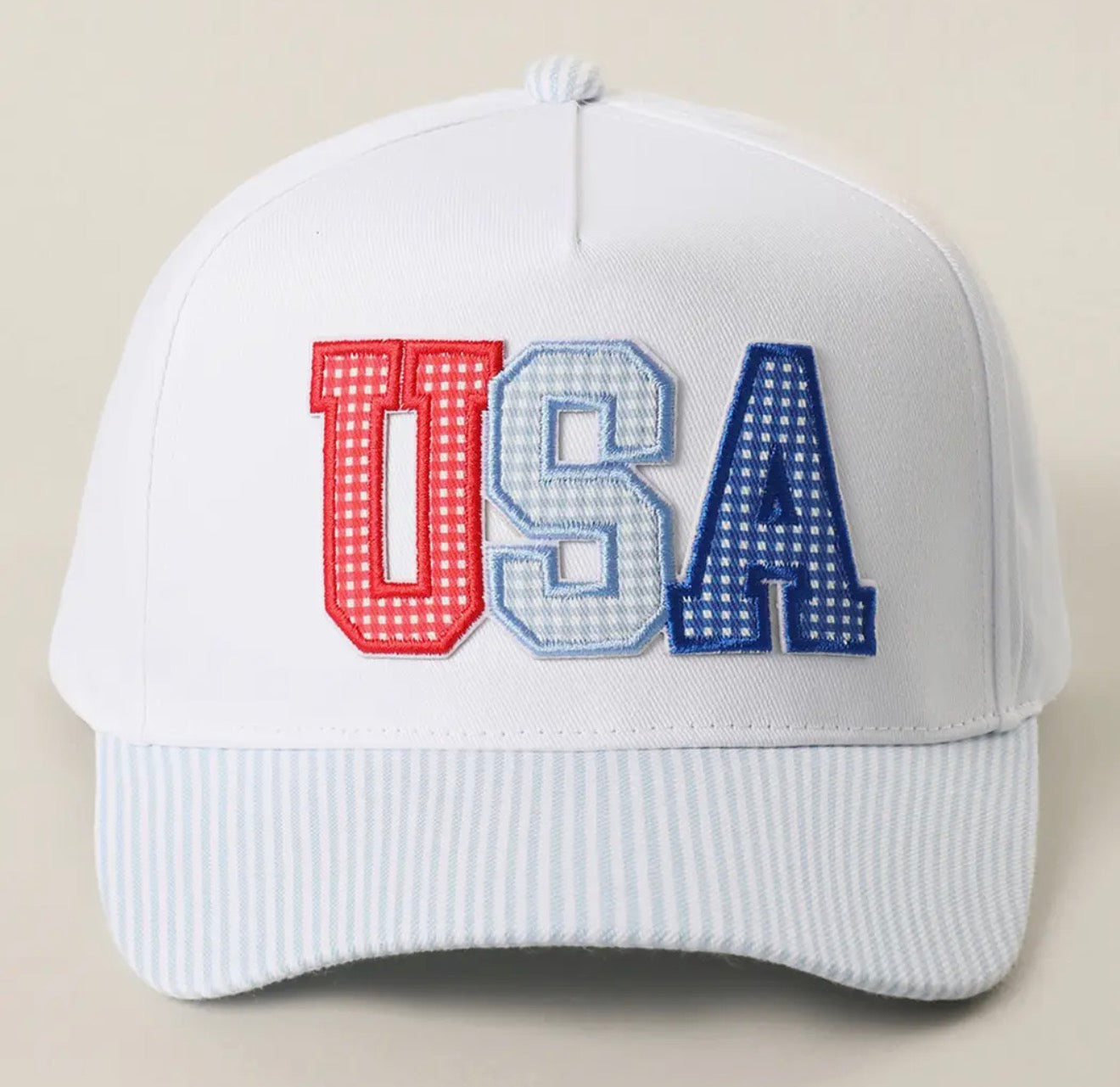 USA Letter Patch Hat Cap