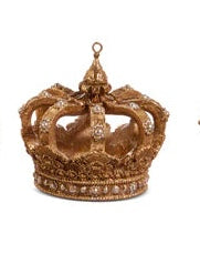 3.5" Gold Crown Ornament