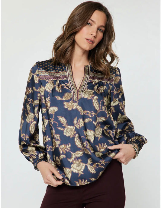 Midnight Garden Blouse