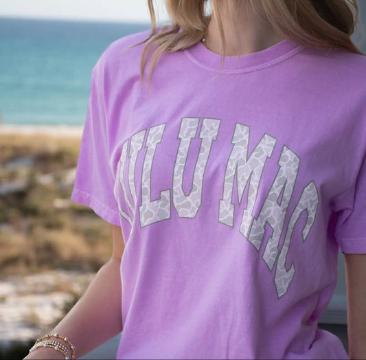 Lulu Mac Camo Violet Tee