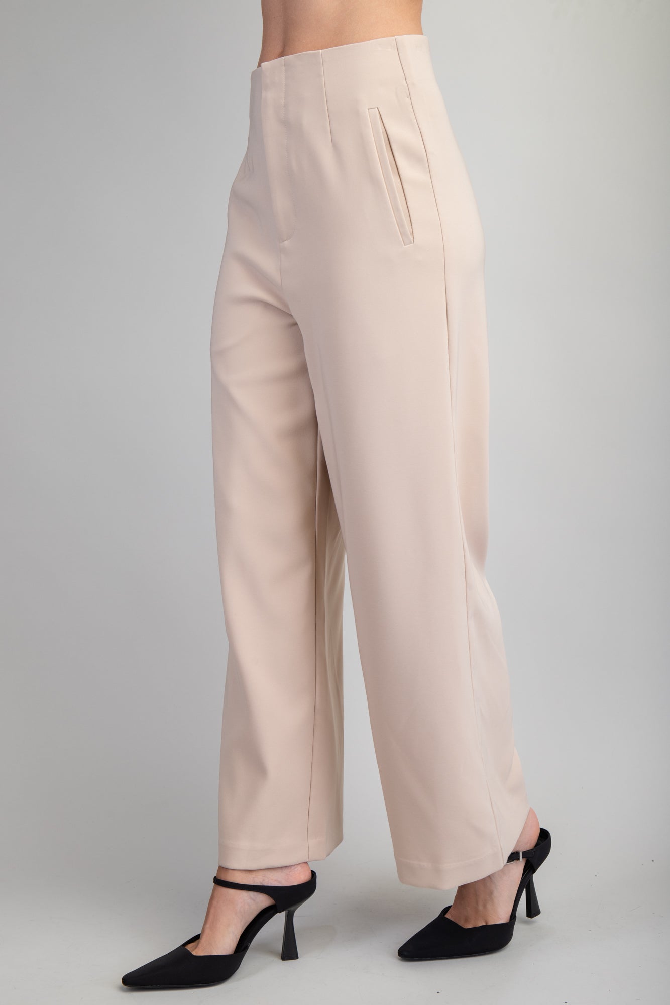 High Waist Wide Pants