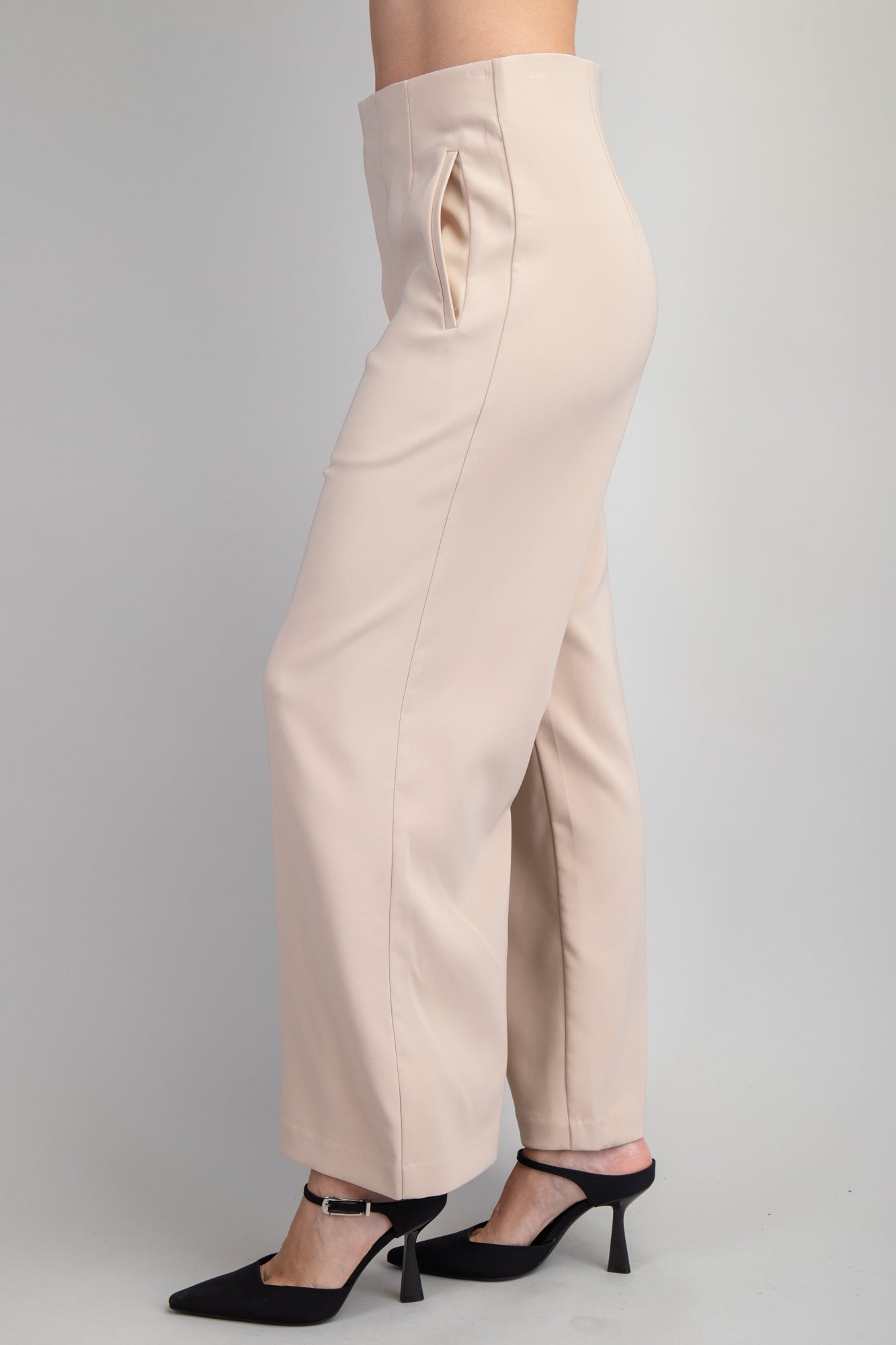 High Waist Wide Pants
