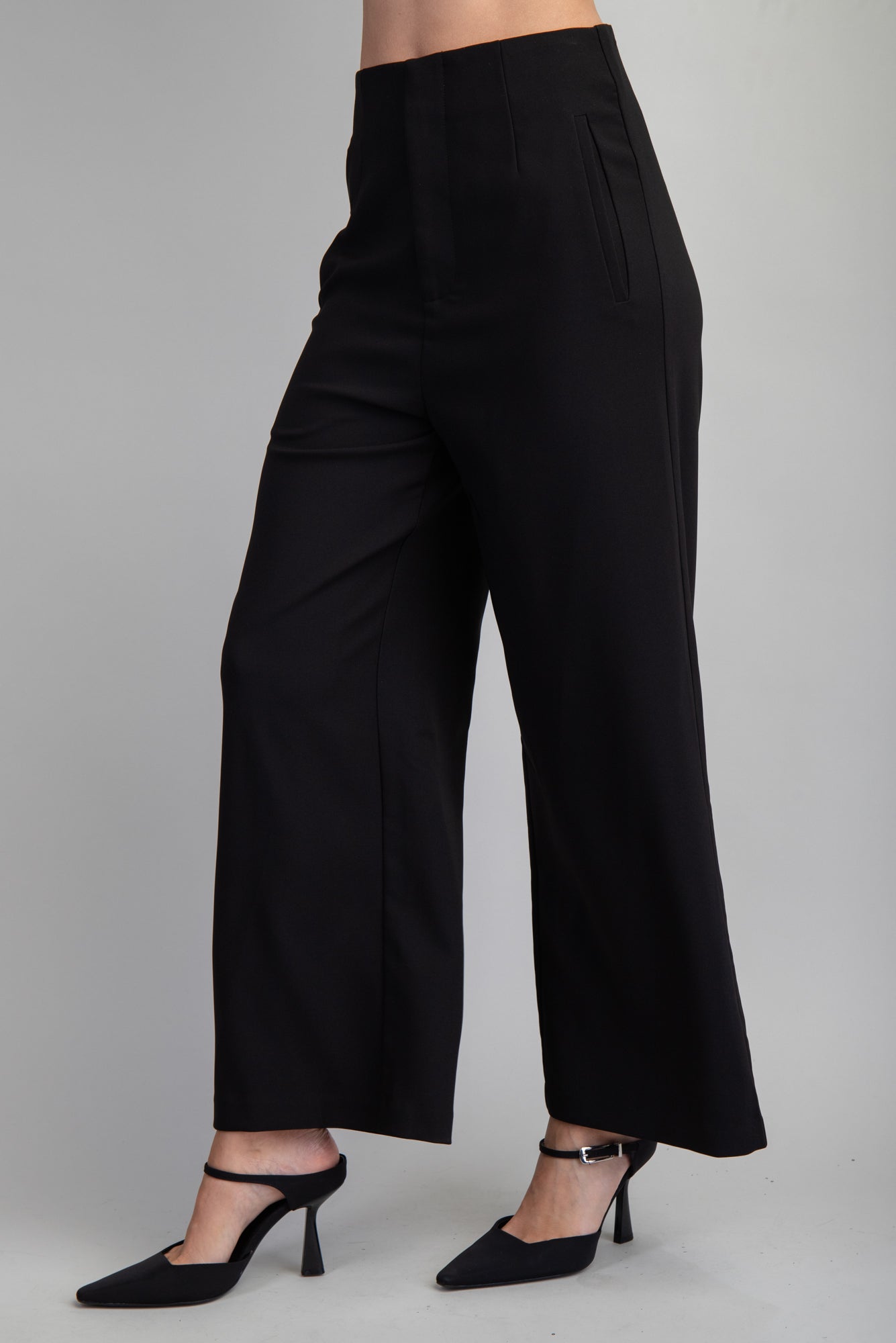 High Waist Wide Pants