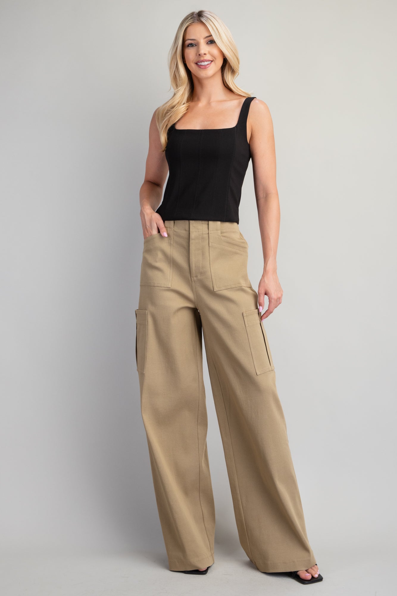 Square Neck Bustier Top