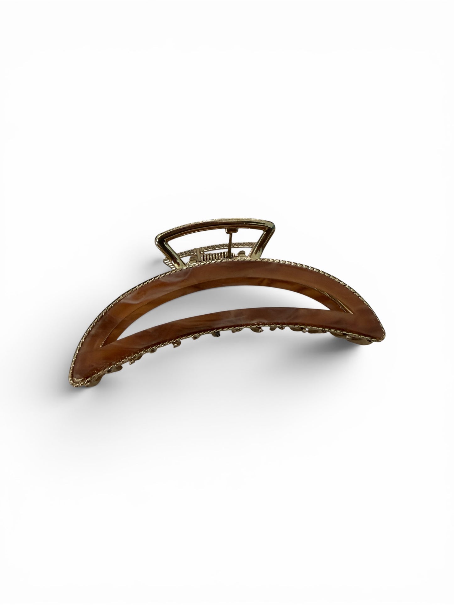 Claw Hair Clip Gold/Brown