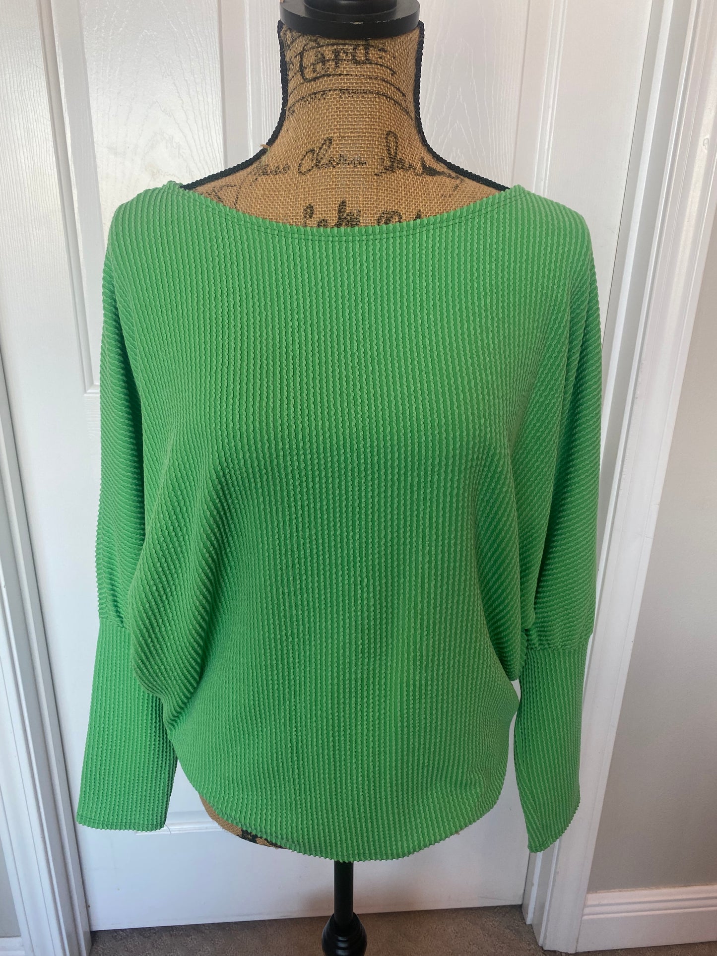 Corded Top Green