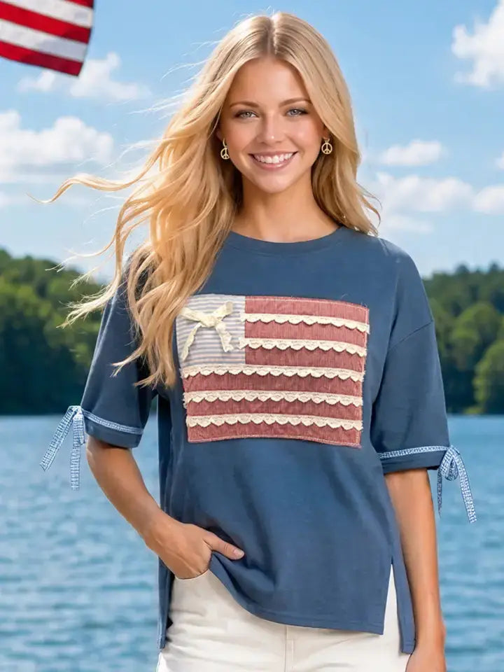 Americana Patch Sweatshirt