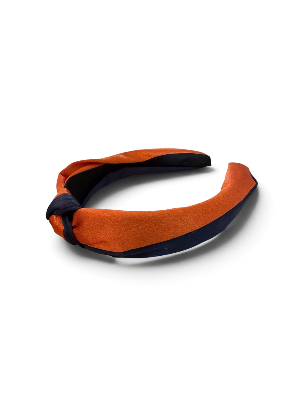 Two-Tone Headband Orange/Navy