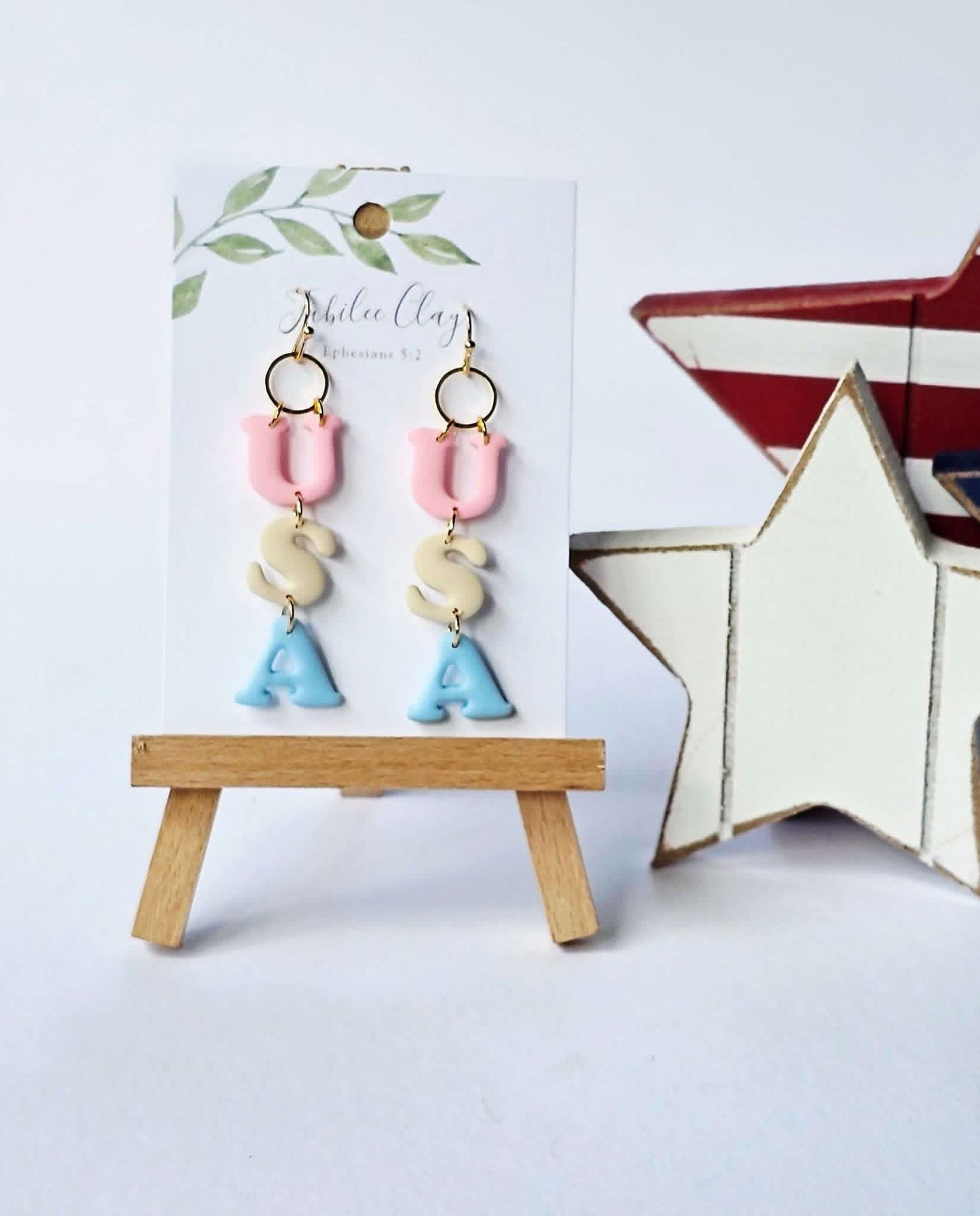 Jubilee Clay Dangle Earrings