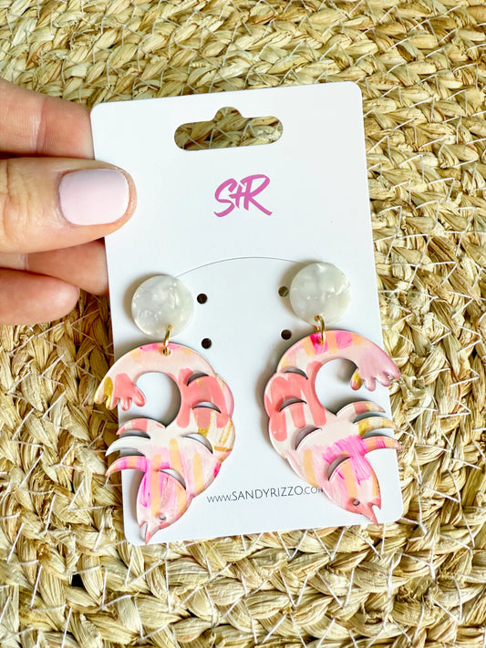 Art Shrimp Earring