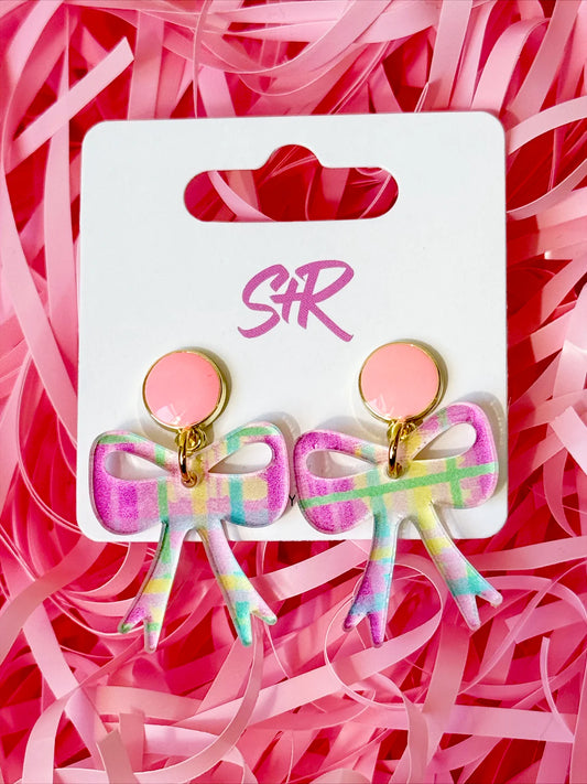 Petite Bow Dangle Earring