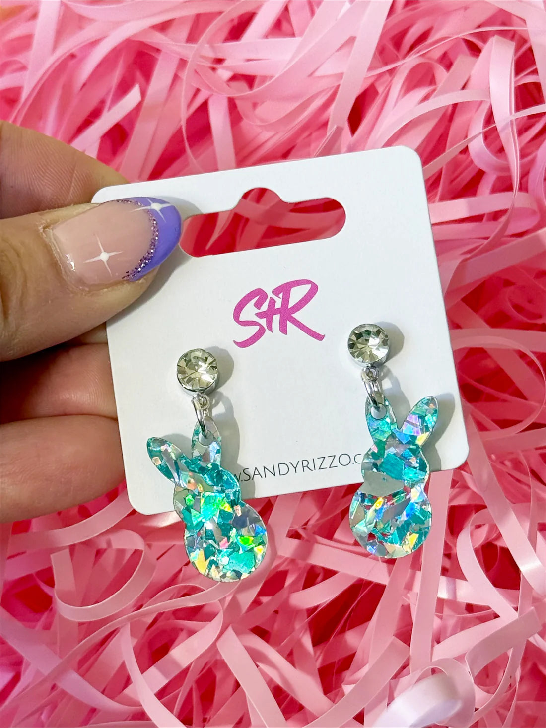 Bunny Abstract Dangle Earring