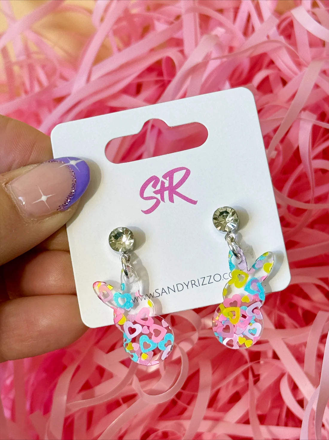 Bunny Abstract Dangle Earring