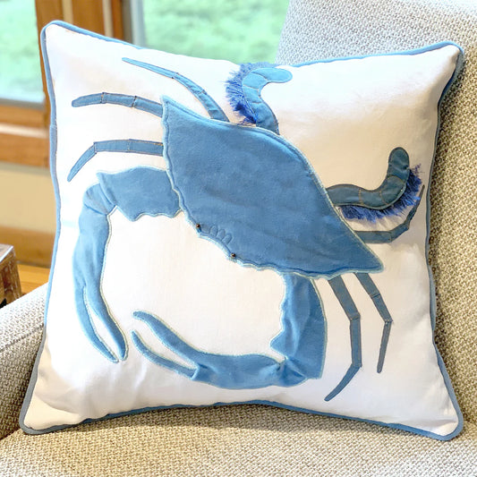 King of the Chesapeake Velvet Pillow
