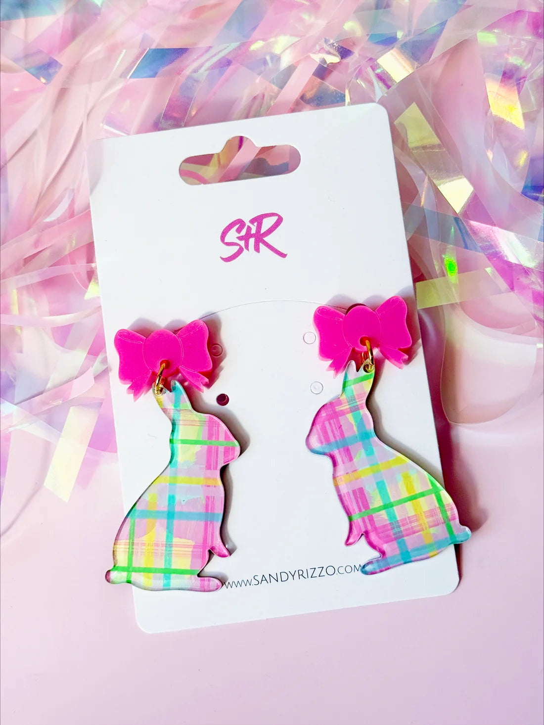 Bunny Abstract Dangle Earring