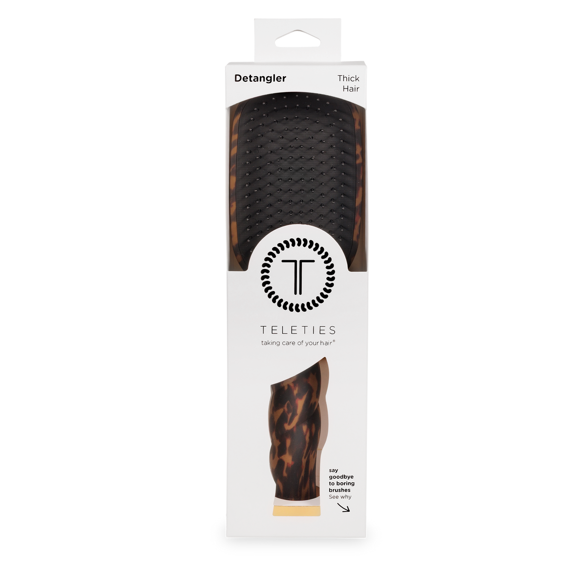 Detangler Brush |Tortoise| Thick