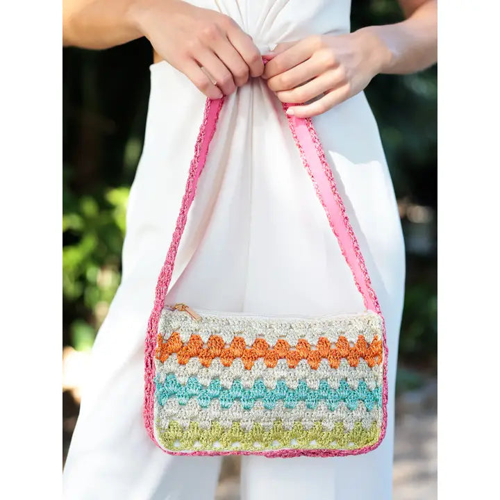 Luna Crochet Shoulder Bag