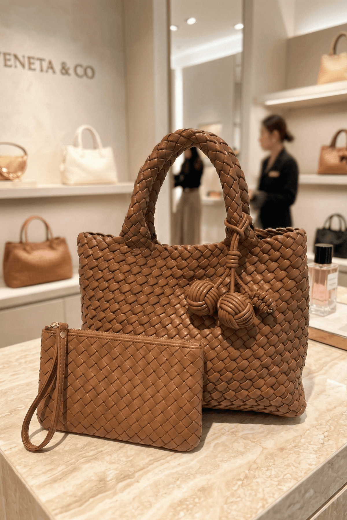 Daya Mini Woven Tote Bag