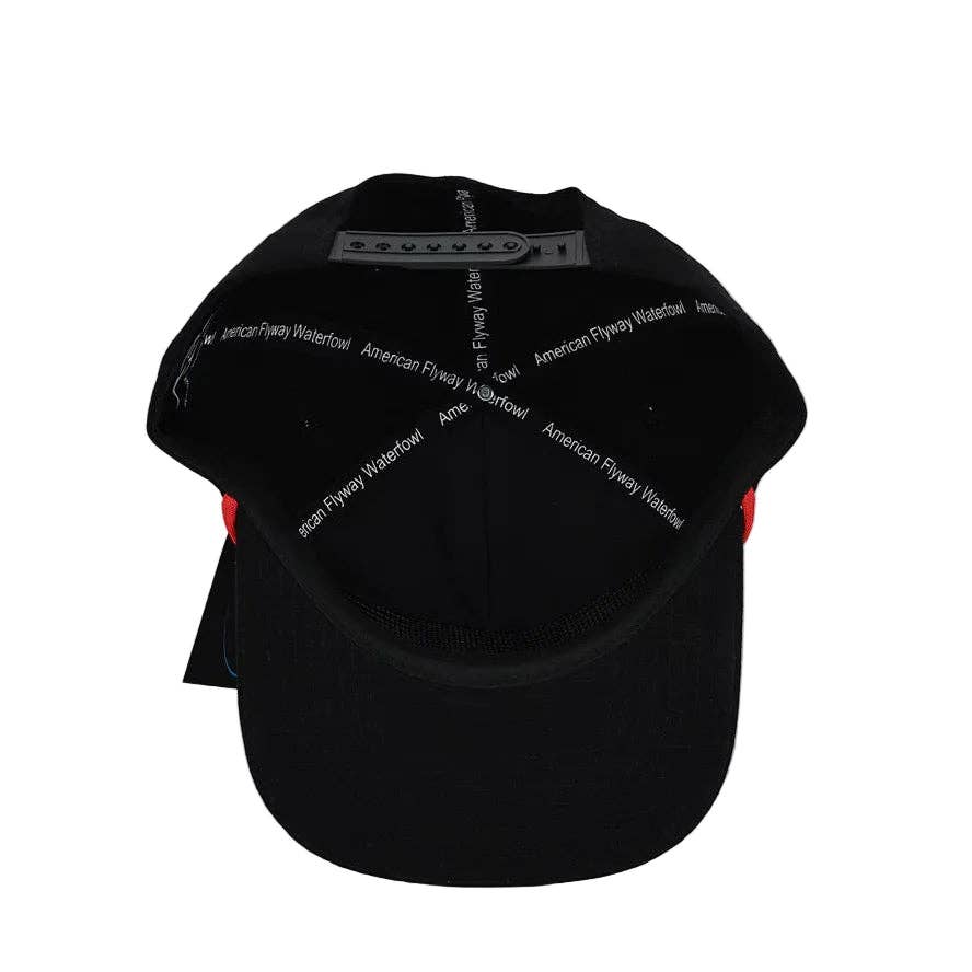 Flying Wood Duck Black RipStop Hat