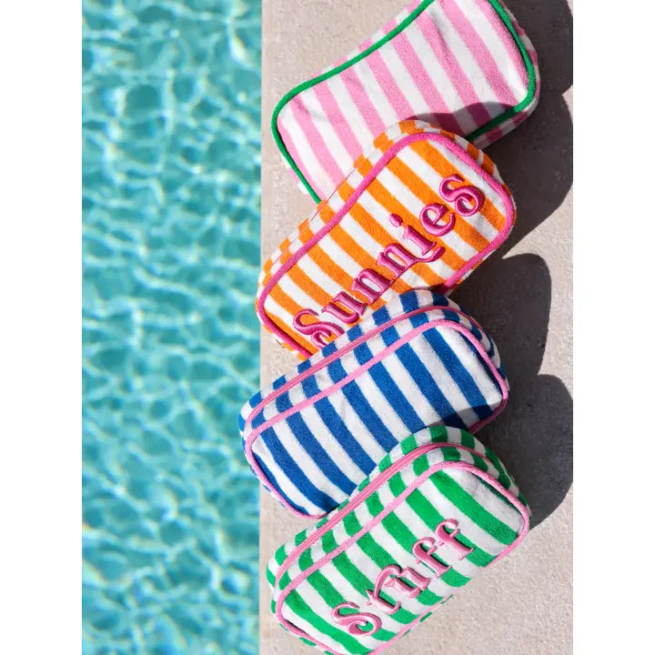 Cabana Stripe Small Zip Pouch