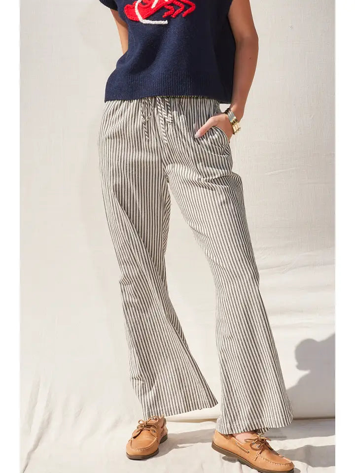Sailor Stripe Wide Leg Pants
