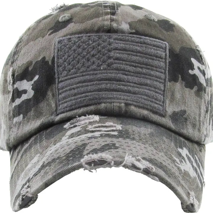 American Flag Baseball Cap