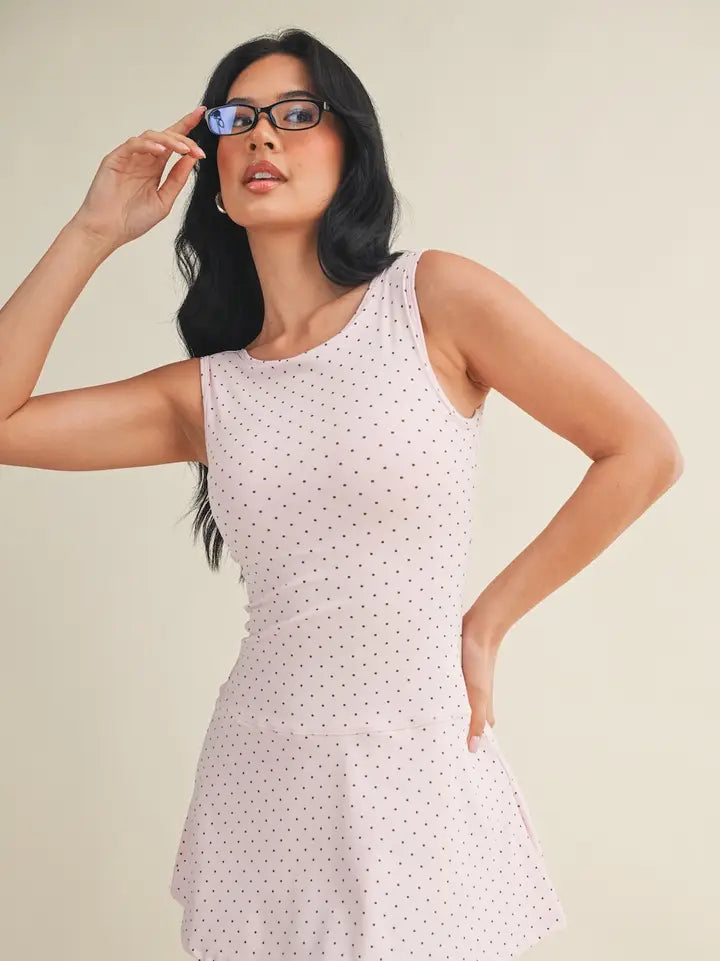 Polka Dot Mini Dress