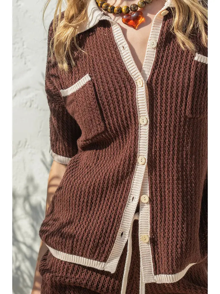 Vintage Cocoa Crochet Set