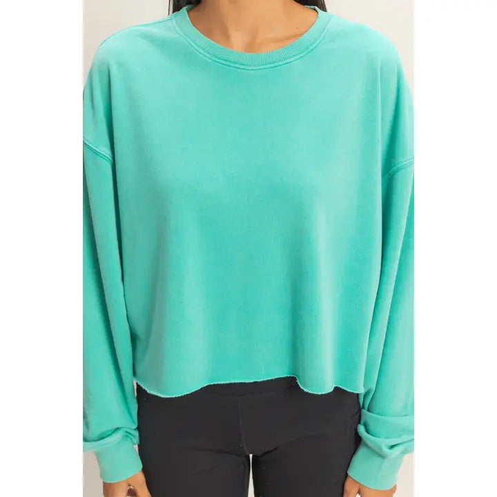 Laid Back Crop Sweatshirt