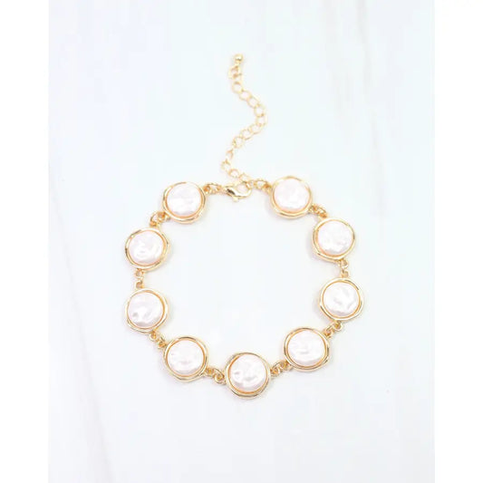 Elko Pearl Bracelet Gold