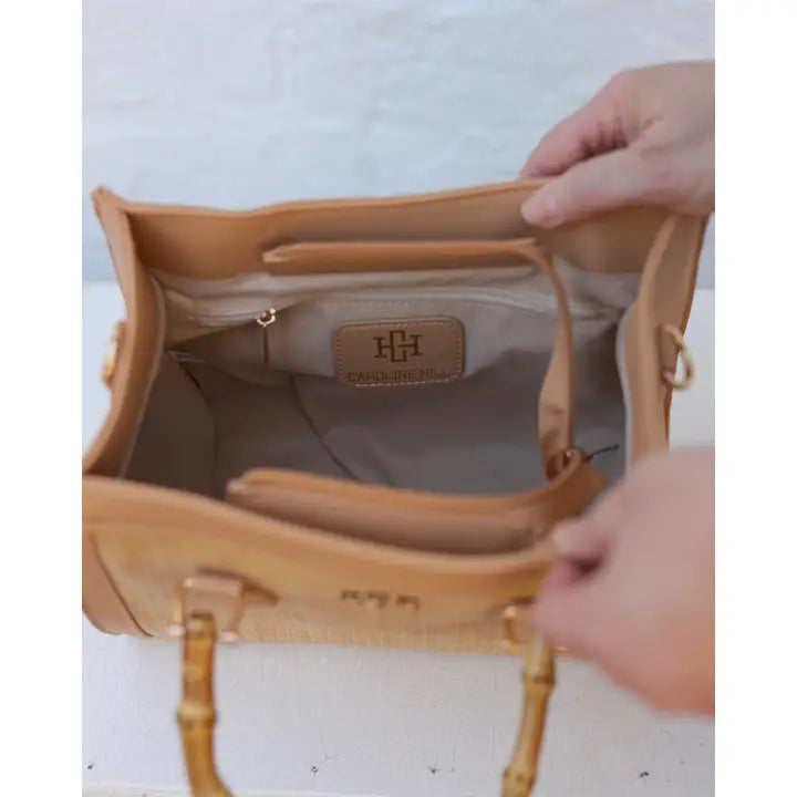 Kennedy Tote Natural Mint