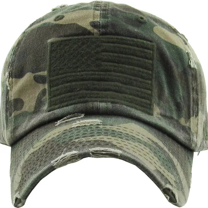 American Flag Baseball Cap