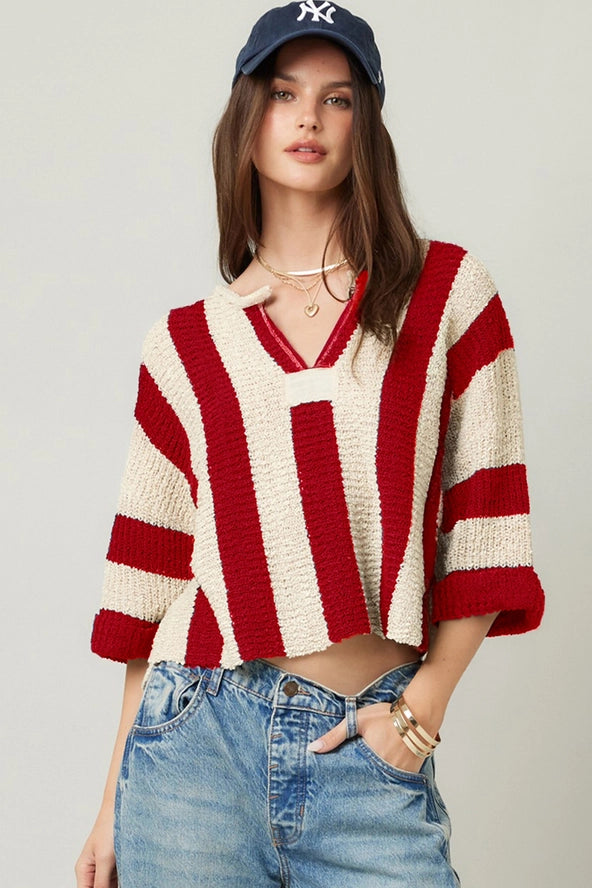 Varsity Stripes Sweater
