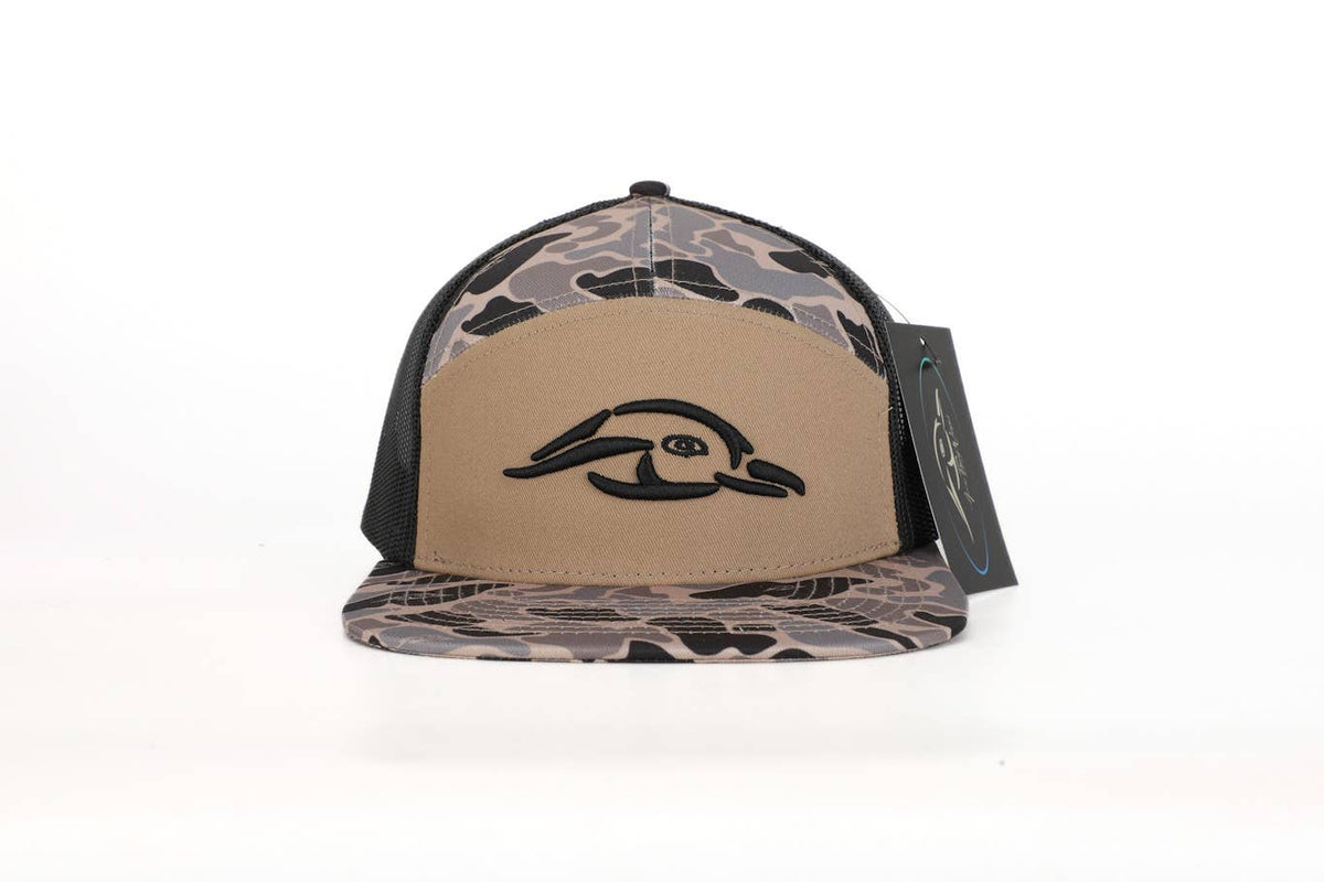 7 Panel Hardwoods AFW Style w- 3 D Puff and Black Mesh