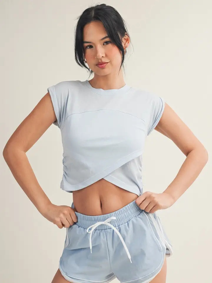 Slub Crossover Top