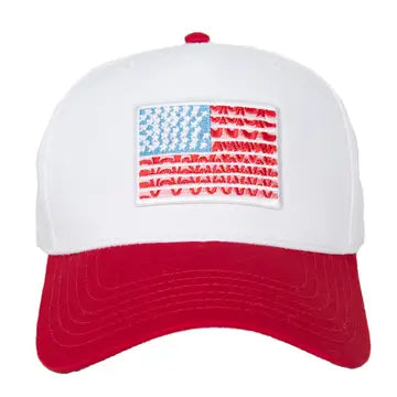 American Flag Vintage Hat