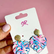 Bloom Monstera Leaf Earring