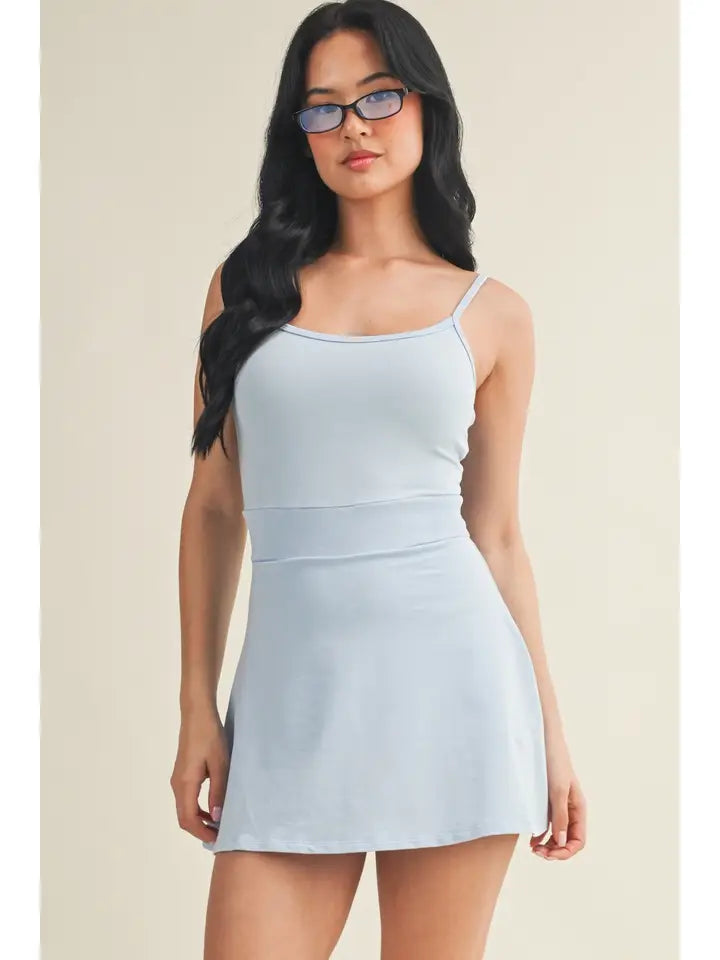 Mineral Wash Cami Mini Dress