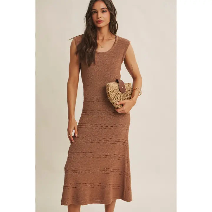 Mocha Muse Midi Dress